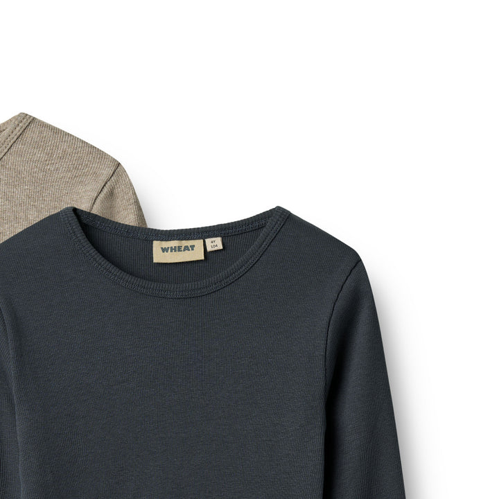 2pk Rib T-shirt L/S Stig