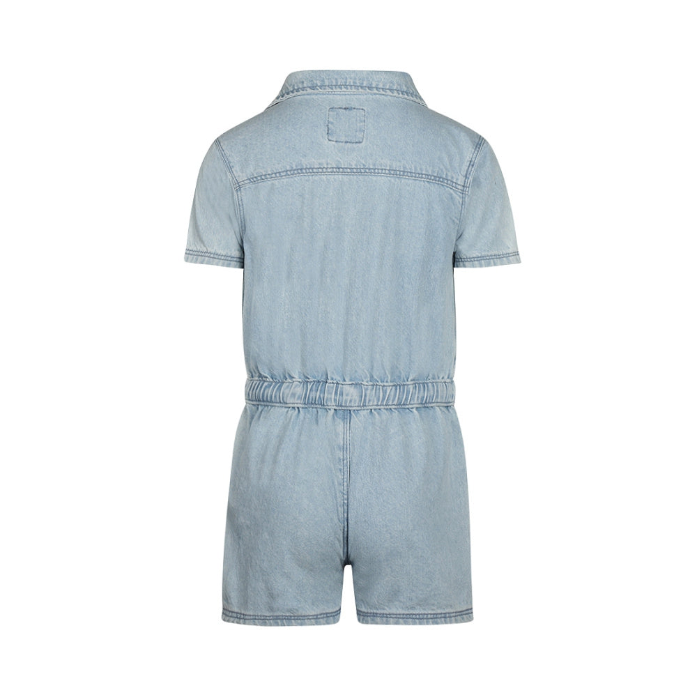 Koko Noko Jeans jumpsuit med korte ermer og ben
