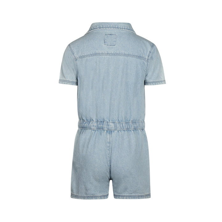 Koko Noko Jeans jumpsuit med korte ermer og ben