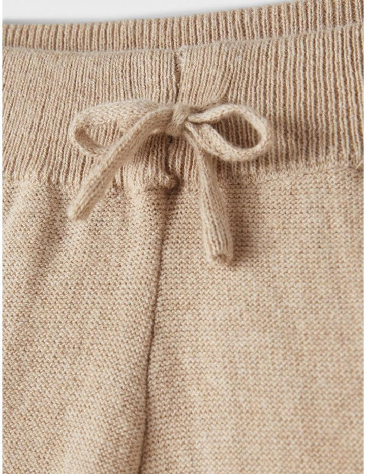 Leaf knit ancle pants