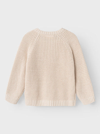 NMNEMLEN LIN LS KNIT CARD LIL NOOS