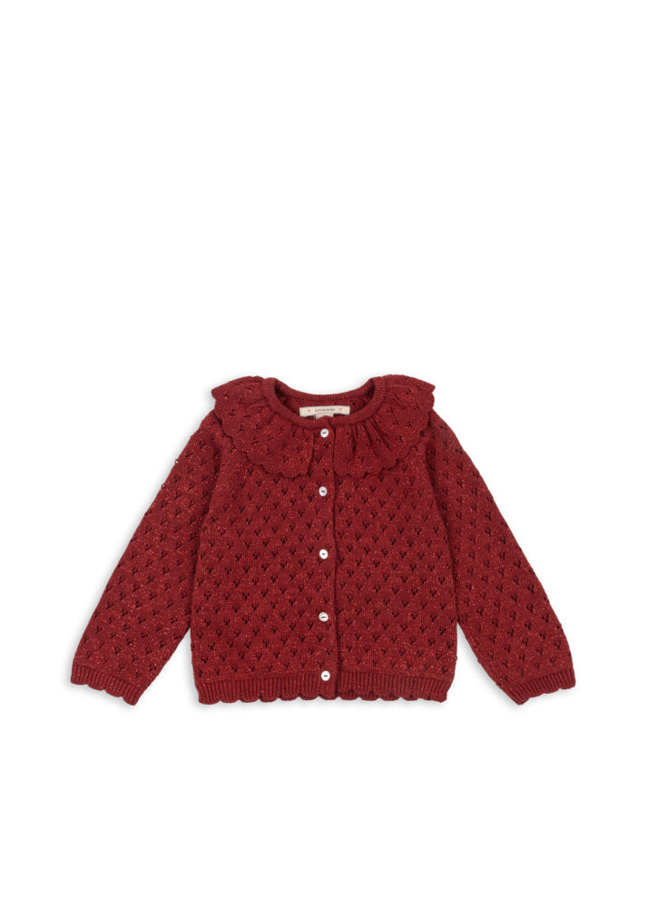 HOLIDAY KNIT CARDIGAN (Rød)