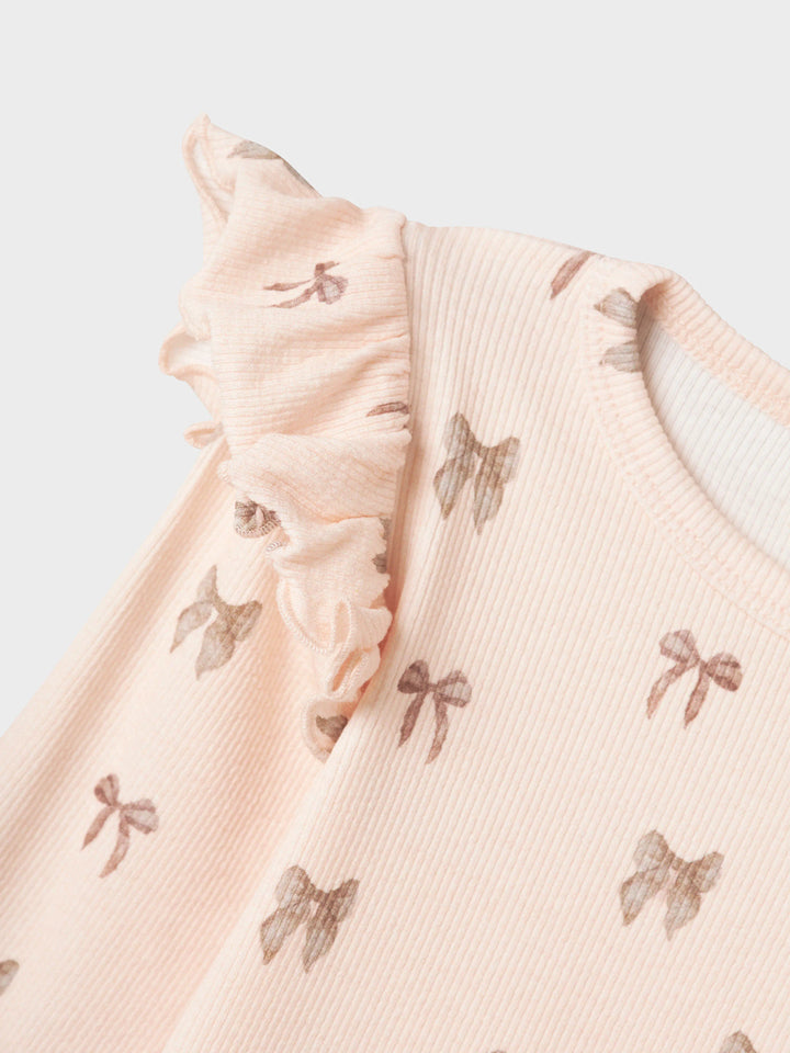 Lil’Atelier topp Gavo – Silver Peony Bow