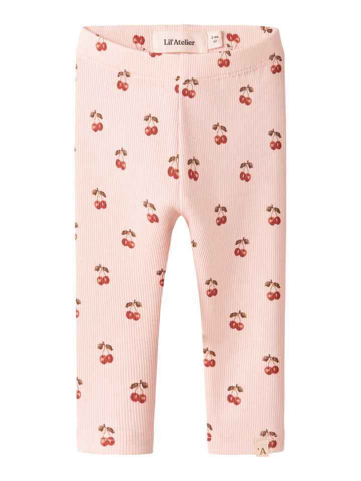 Lil’Atelier leggings Lavo – Silver Peony Cherry