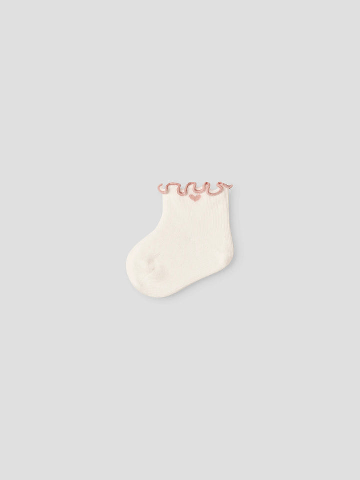 Lil’Atelier sokker Fiducia – Coconut Milk Misty Rose