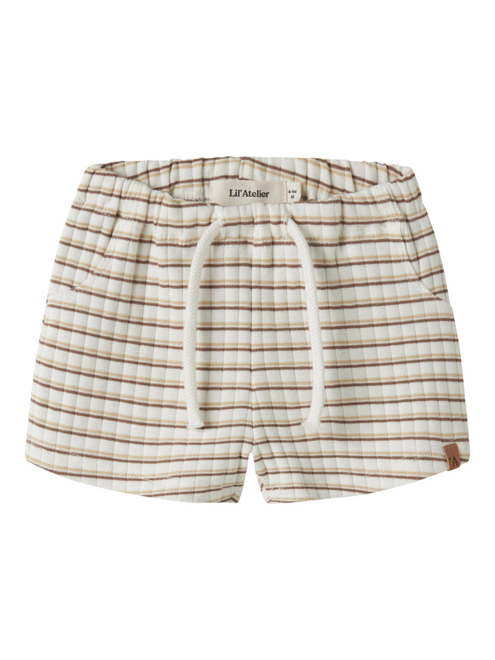 Lil’Atelier shorts Haldur – Coconut Milk Coca Mocha