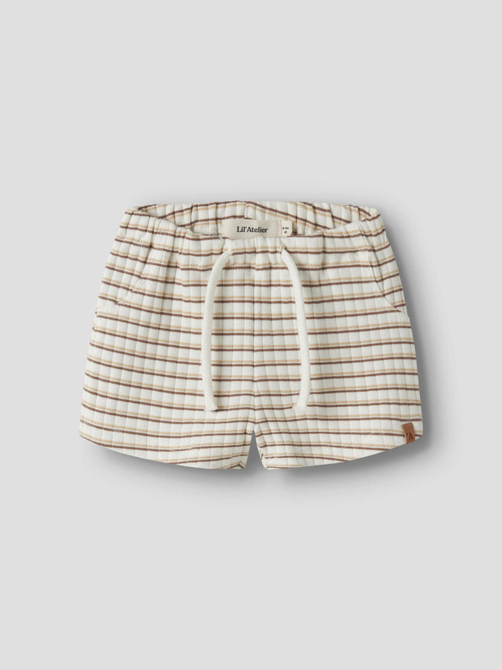 Lil’Atelier shorts Haldur – Coconut Milk Coca Mocha