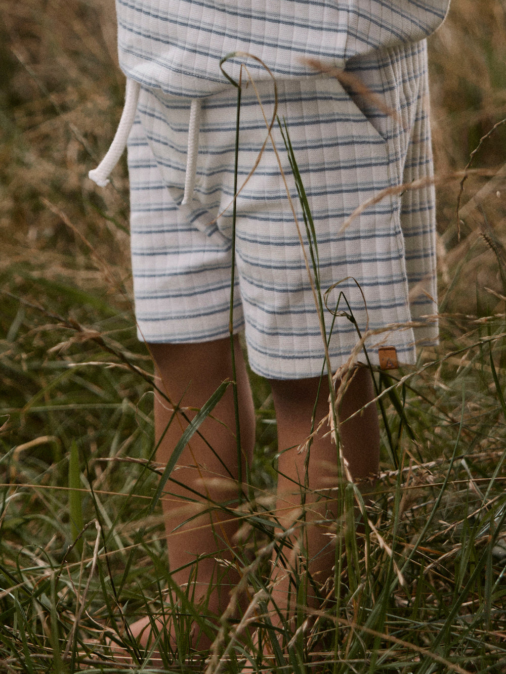 Lil’Atelier shorts Haldur – Coconut Milk Dusty Blue