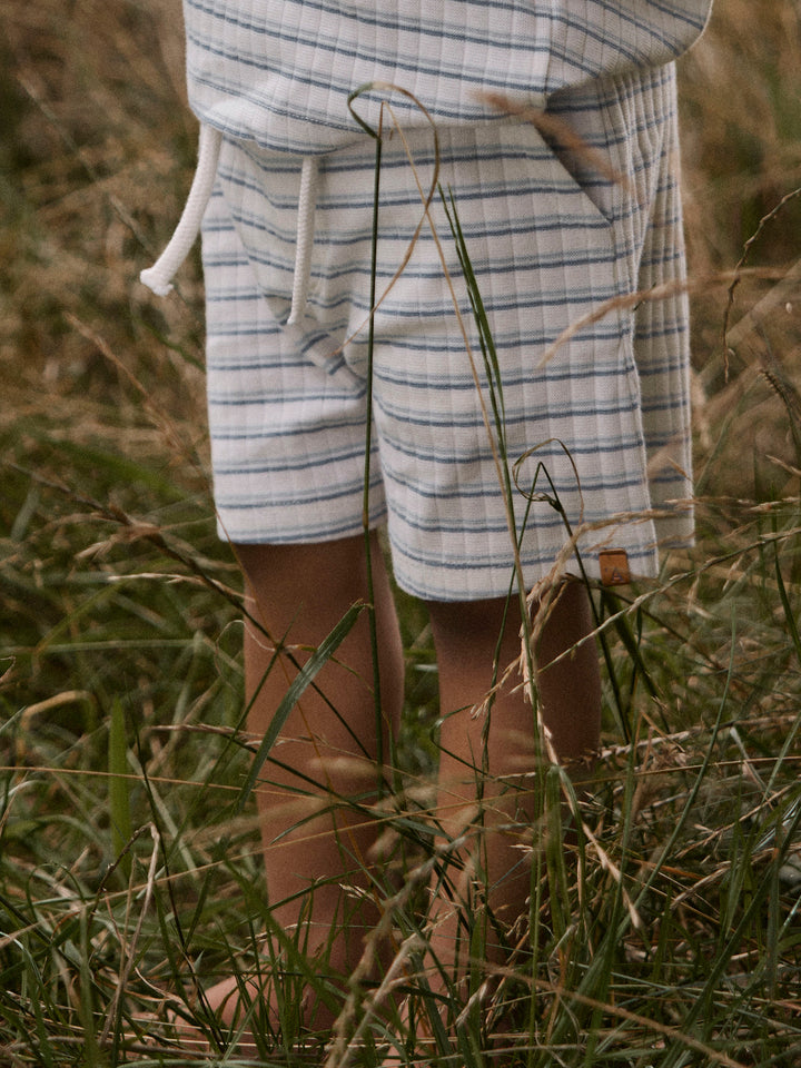 Lil’Atelier shorts Haldur – Coconut Milk Dusty Blue