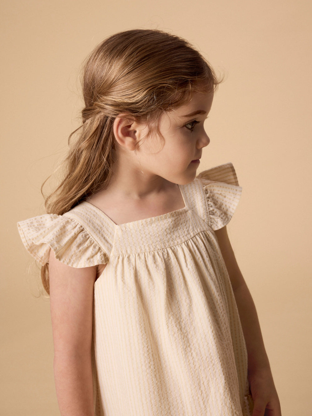 Lil’Atelier kjole Folly – Coconut Milk Sahara Sun