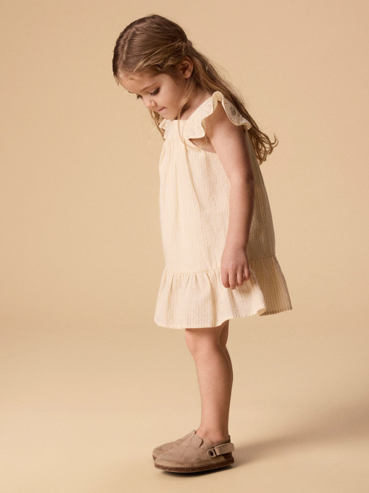 Lil’Atelier kjole Folly – Coconut Milk Sahara Sun
