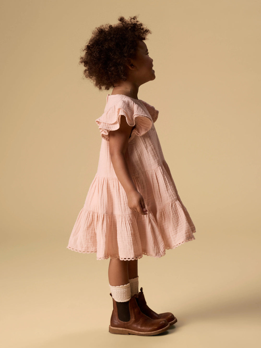 Lil’Atelier kjole Fulina – Peach Whip