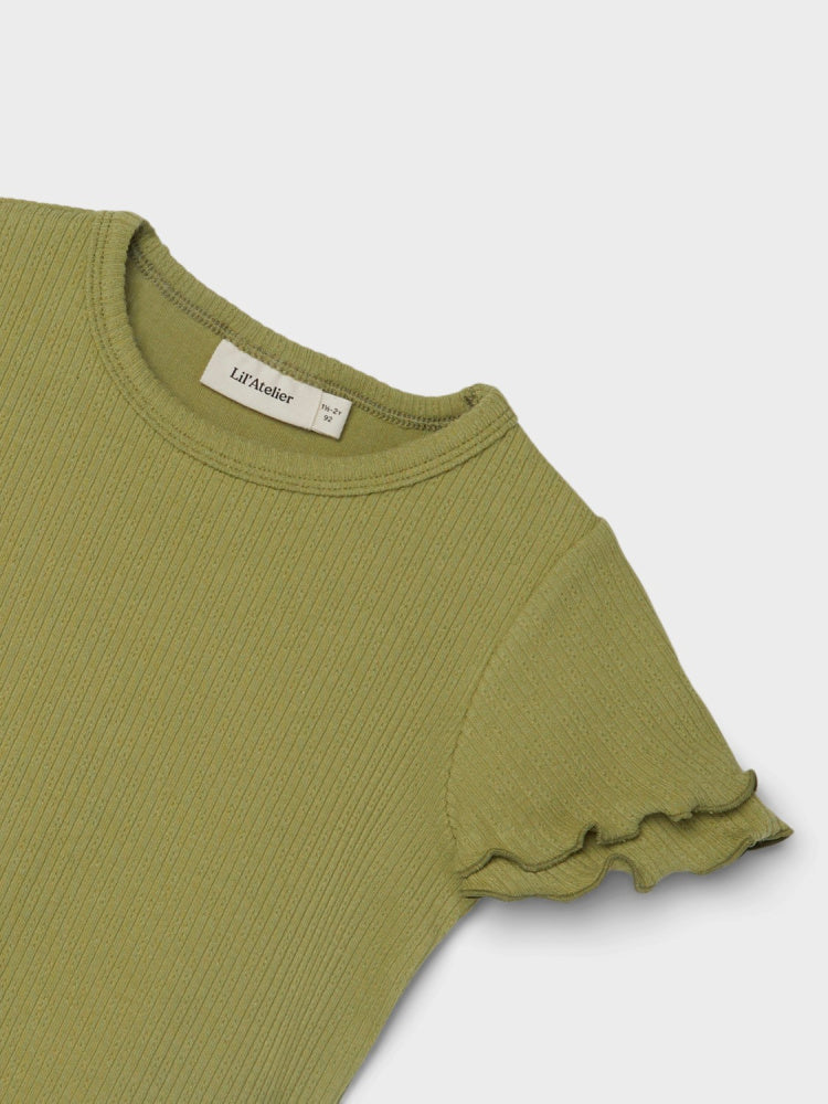 Helga slim top sage, Lil&