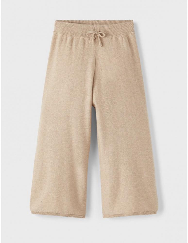 Leaf knit ancle pants