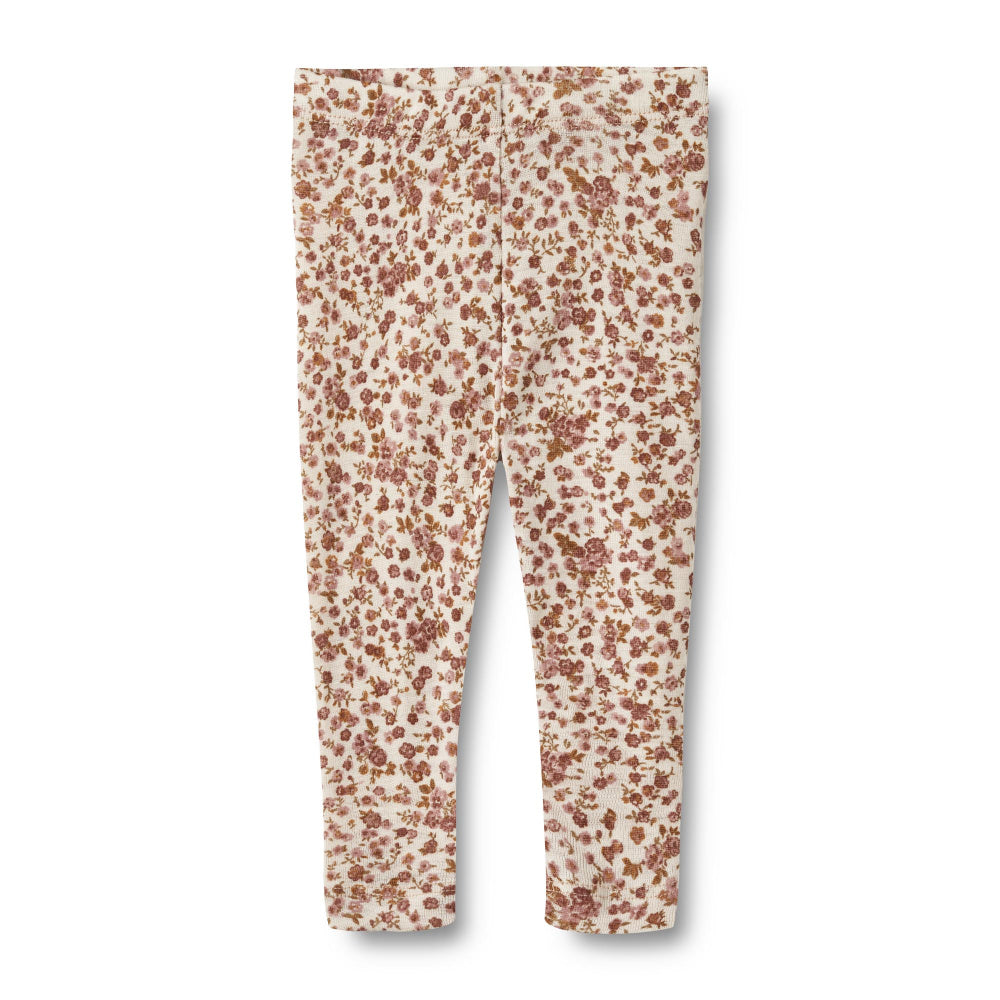 Wool Leggings Agi (rose flowers)