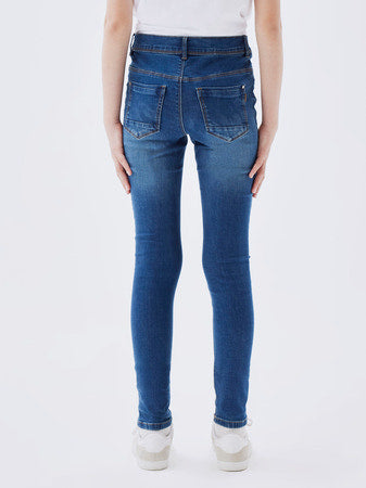 Skinny fit jeans - medium blå