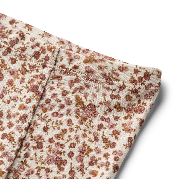 Wool Leggings Agi (rose flowers)
