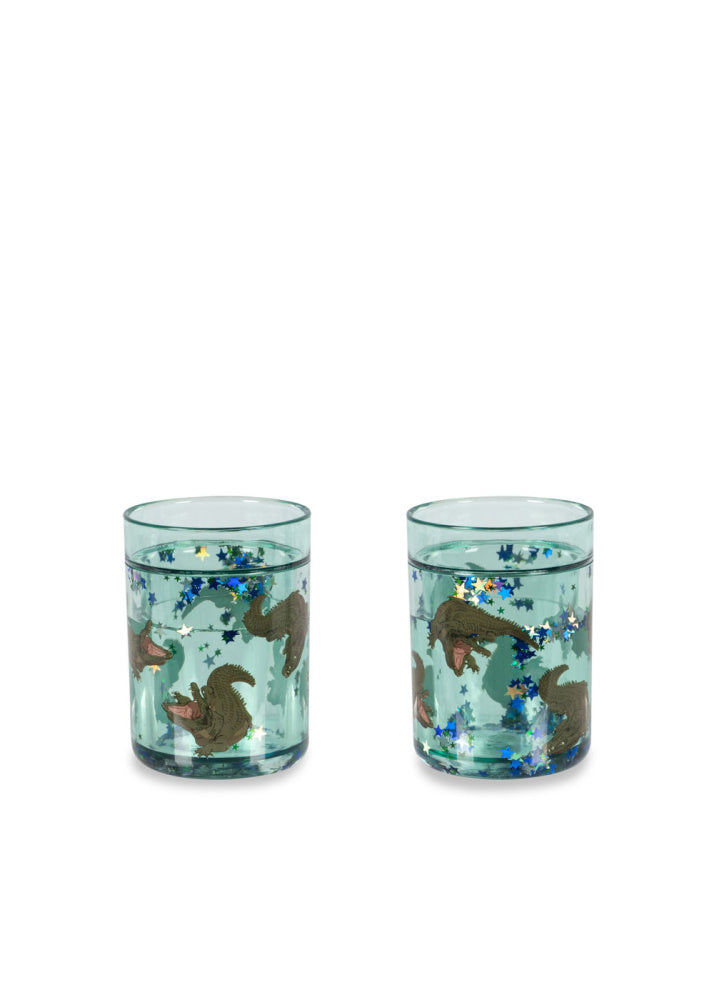 2 PACK GLITTER CUPS