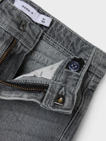 Straight Jeans- Light Grey Denim