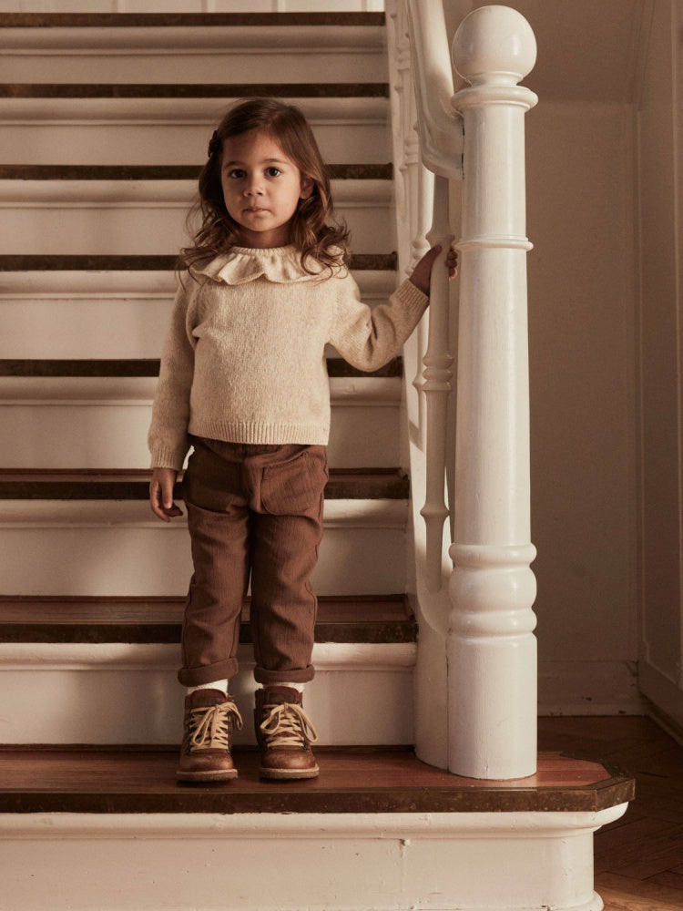 Sille loose pant, rain drum, Lil'Atelier