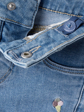 ROSE STRAIGHT EMB JEANS