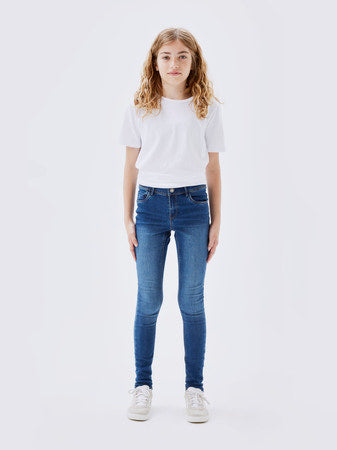 Skinny fit jeans - medium blå