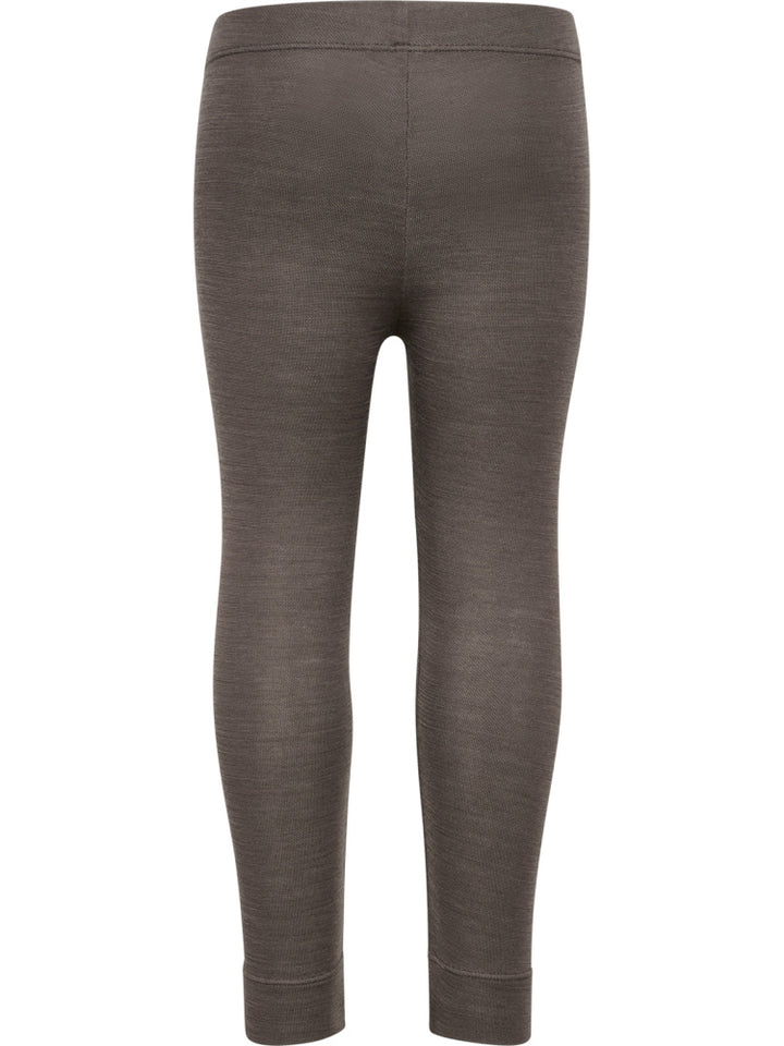 Hummel Wolly leggings i ull/bambus - Brown