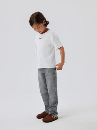 Straight Jeans- Light Grey Denim