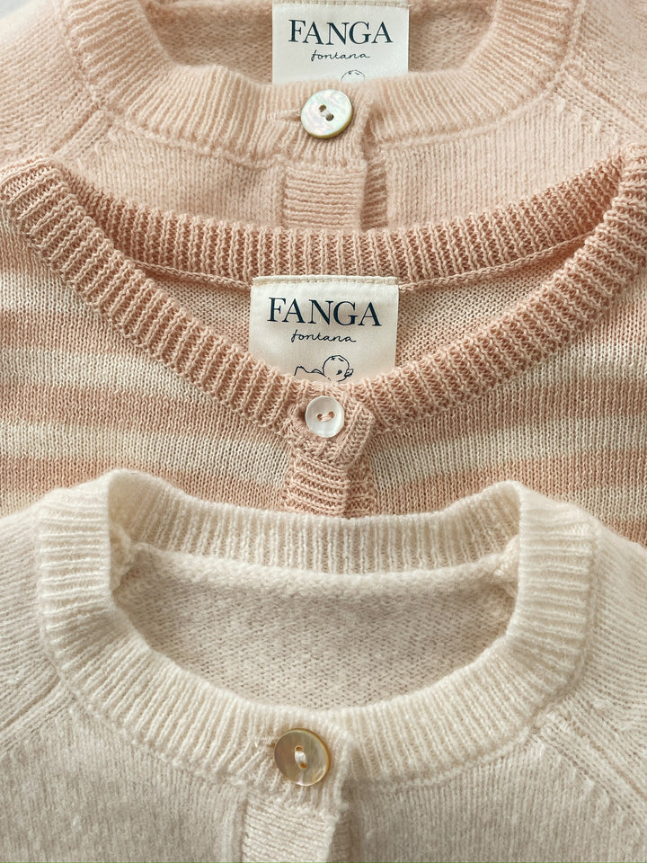 Fanga Fontana by Konges Sløjd – Strikket cardigan Venti – Cameo Rose
