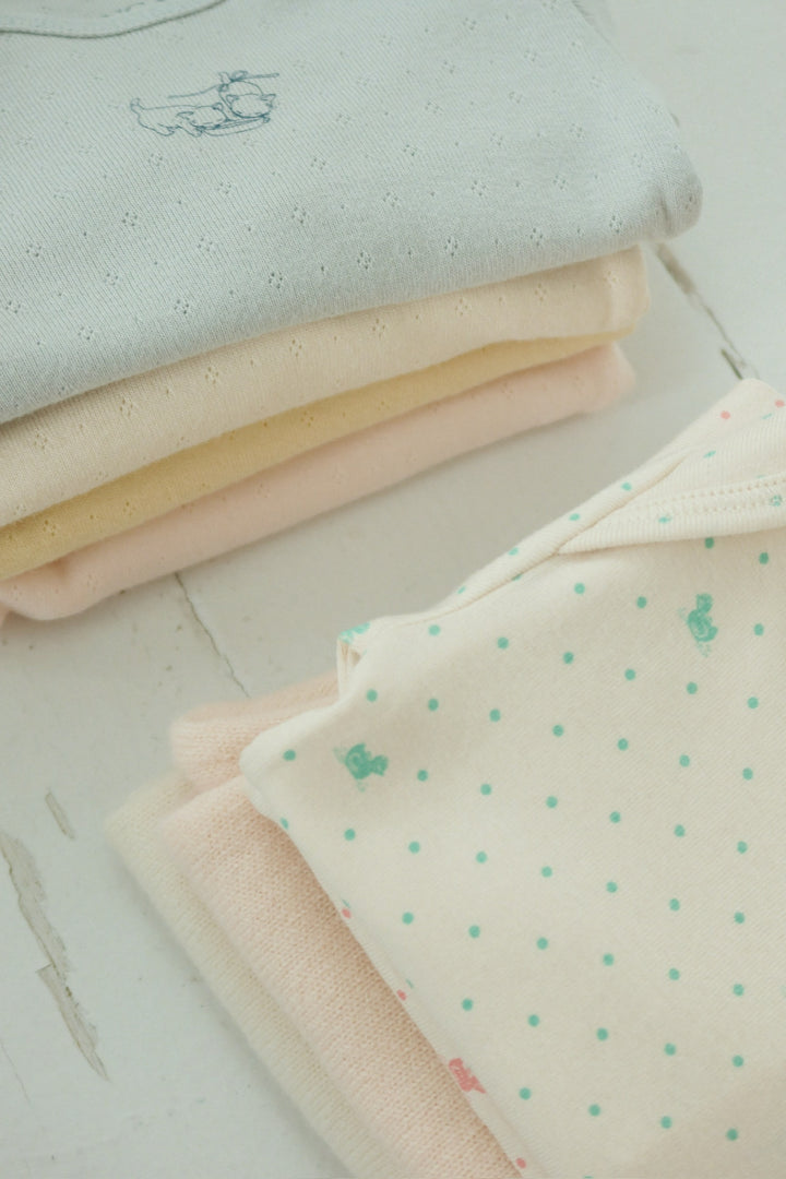 Fanga Fontana by Konges Sløjd – 2-pakning body Perla – Buttercream/Pearl Blue