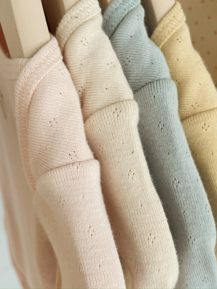 Fanga Fontana by Konges Sløjd – 2-pakning body Perla – Buttercream/Pearl Blue
