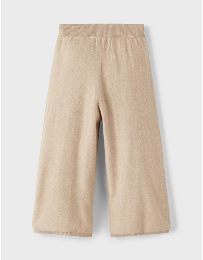 Leaf knit ancle pants