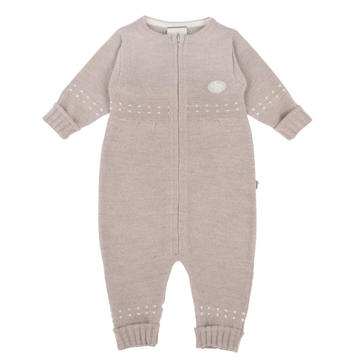 Lillelam - Ull heldress baby i merinoull – Beige
