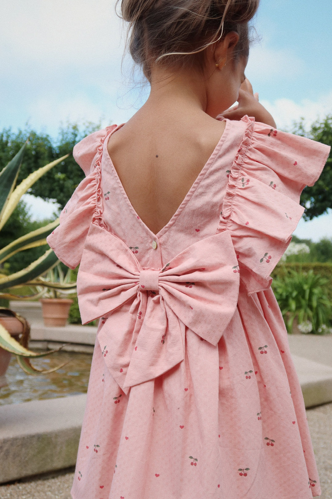 Konges Sløjd – Kjole Evia Frill – Cherry Coeur