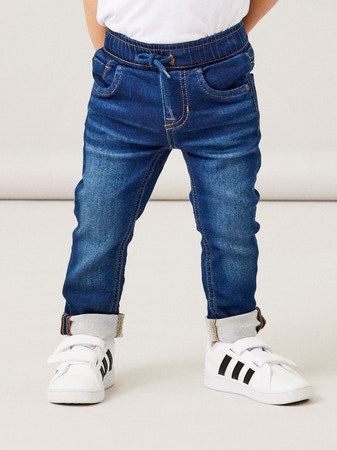 Slim Jeans - Name it - Dark blue denim