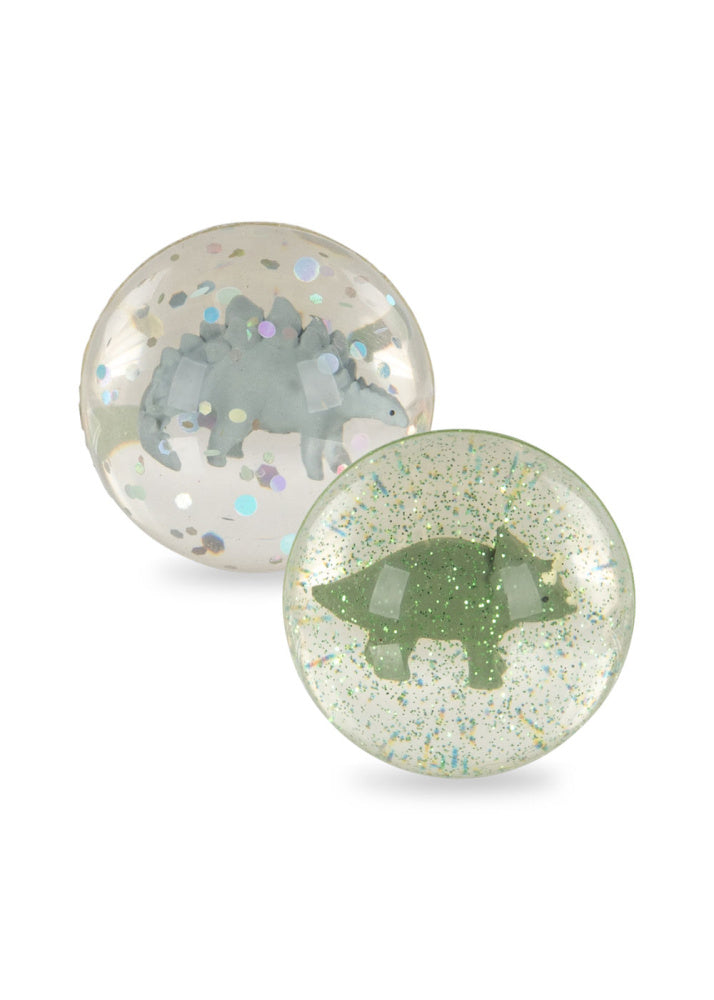 Konges Sløjd Gjennomsiktig Sprettball med 3D-figurer og Glitter – Lek for Barn 3+