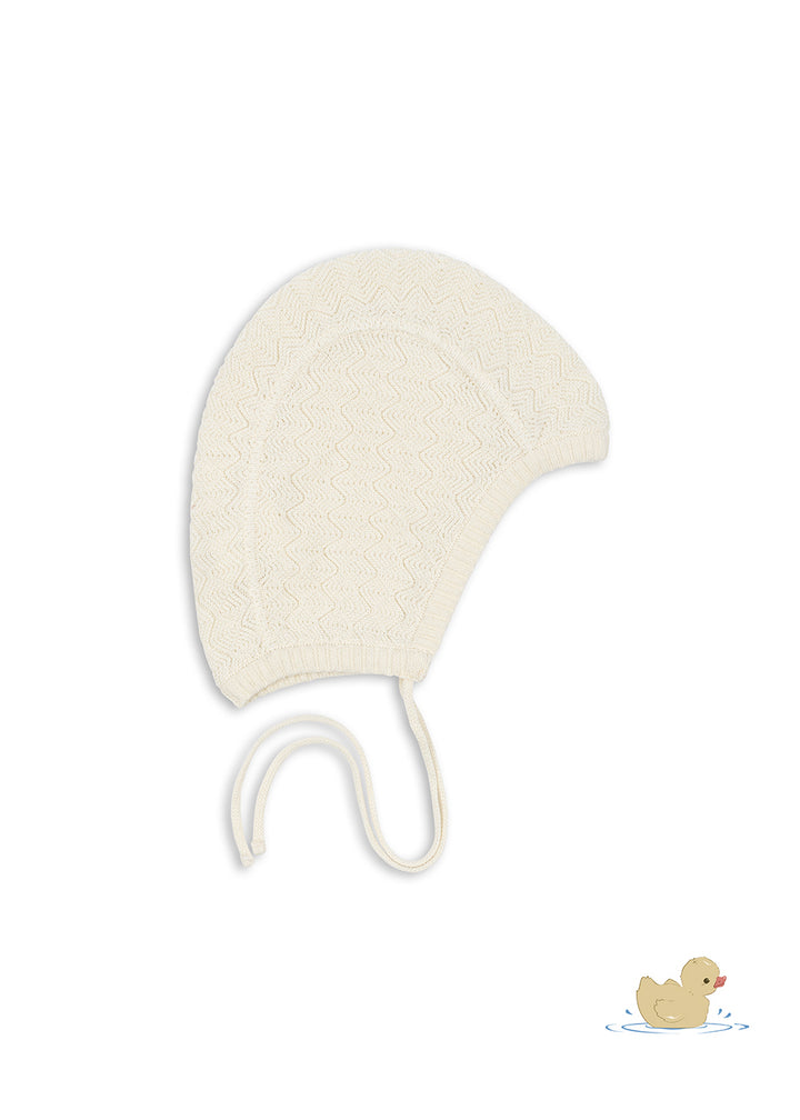 Fanga Fontana by Konges Sløjd – Strikket babylue Venti – Antique White