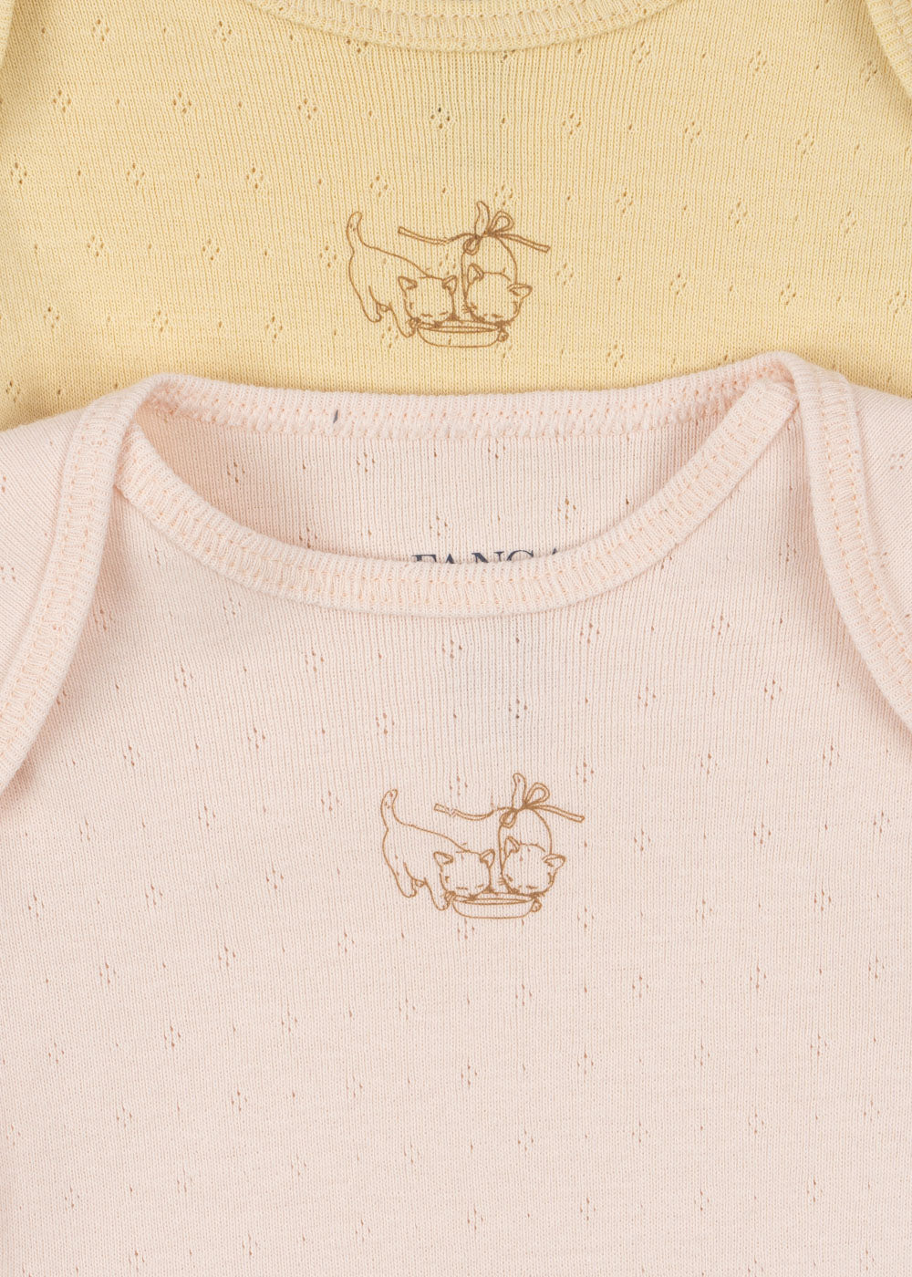 Fanga Fontana by Konges Sløjd – 2-pakning body Perla – Banana Crepe/Creole Pink