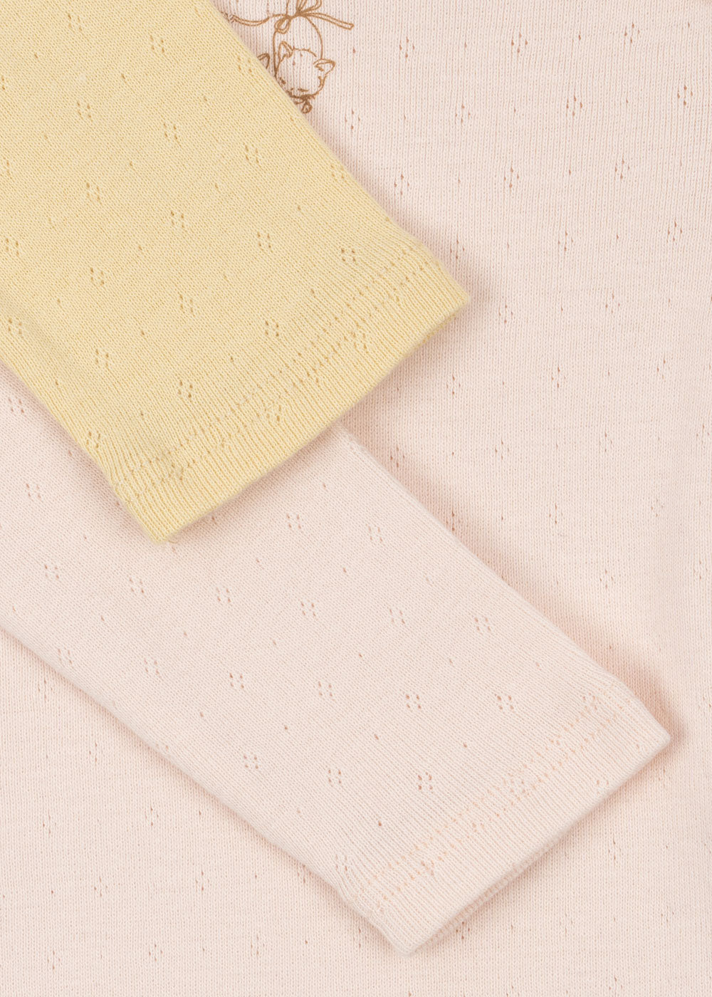 Fanga Fontana by Konges Sløjd – 2-pakning body Perla – Banana Crepe/Creole Pink