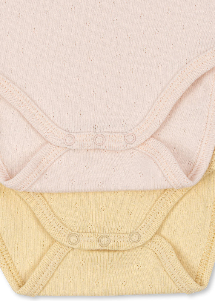 Fanga Fontana by Konges Sløjd – 2-pakning body Perla – Banana Crepe/Creole Pink