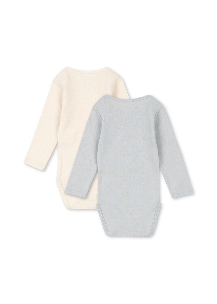 Fanga Fontana by Konges Sløjd – 2-pakning body Perla – Buttercream/Pearl Blue
