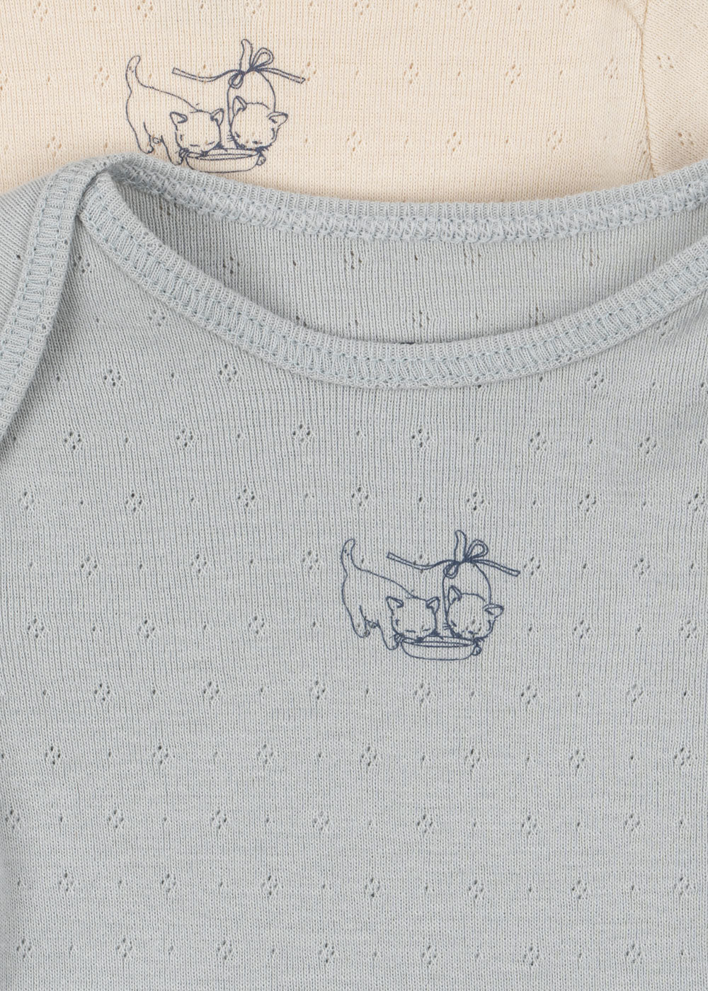 Fanga Fontana by Konges Sløjd – 2-pakning body Perla – Buttercream/Pearl Blue