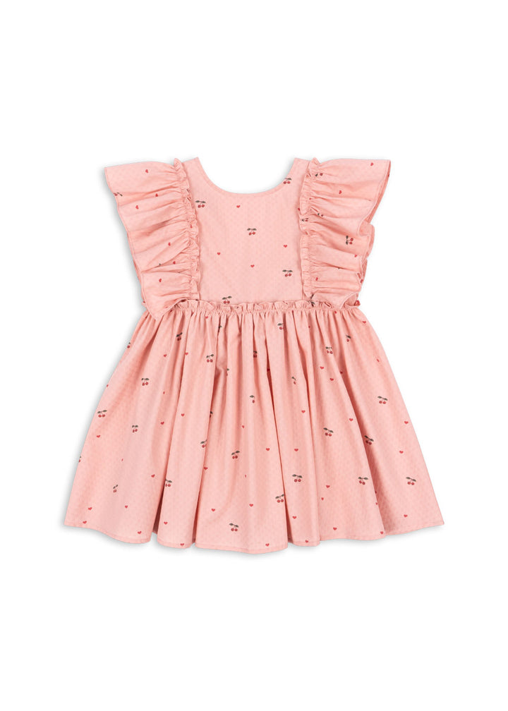 Konges Sløjd – Kjole Evia Frill – Cherry Coeur