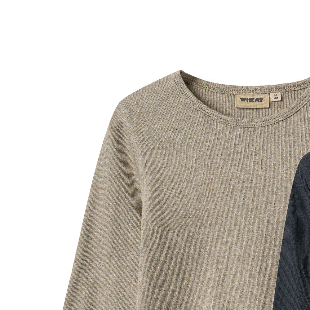 2pk Rib T-shirt L/S Stig