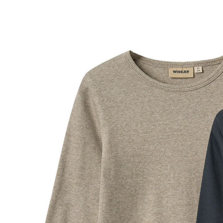 2pk Rib T-shirt L/S Stig