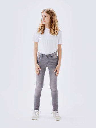 Skinny fit jeans - lyse grå