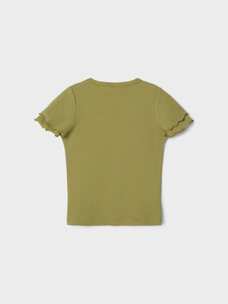 Helga slim top sage, Lil&